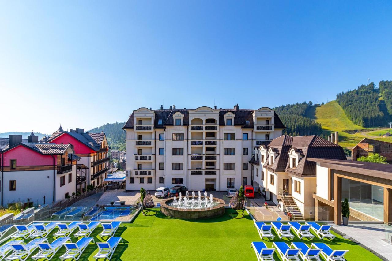 Marion Spa - Breakfast Included In The Price Spa Swimming Pool Sauna Hammam Jacuzzi Salt Room Children'S Room Restaurant Parking 400 M To Bukovel Lift 1 Mountain View Exterior photo