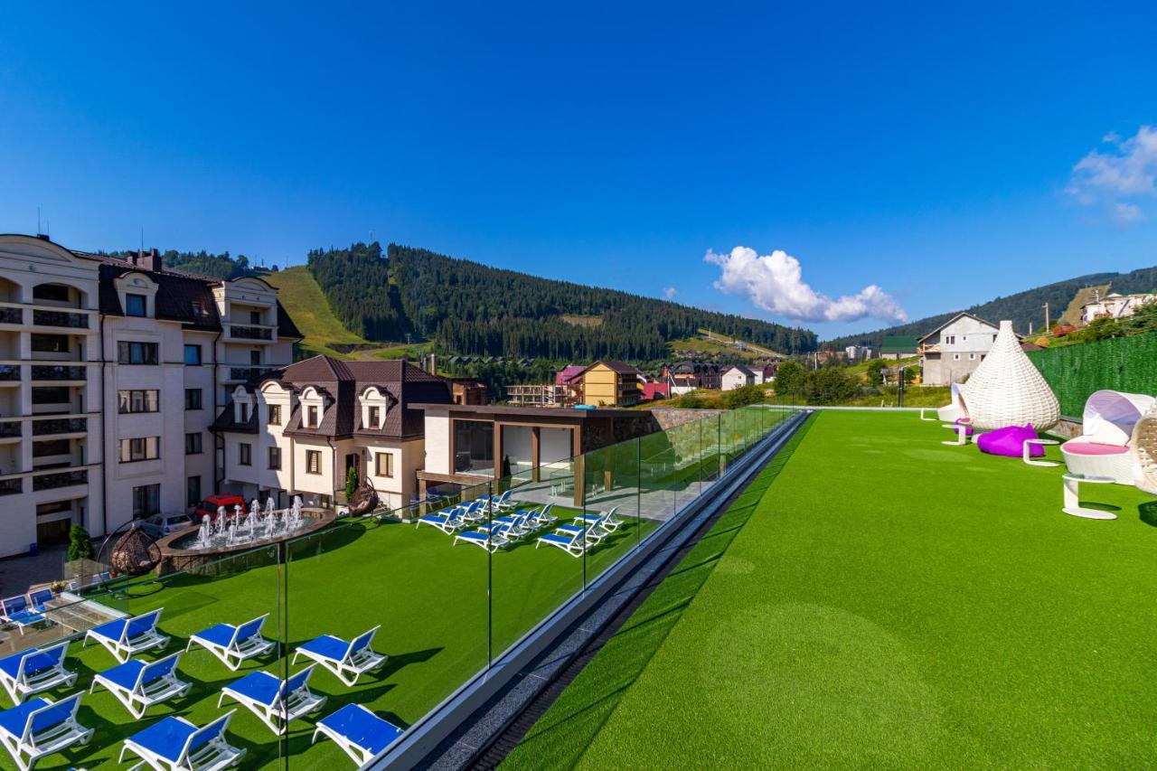 Marion Spa - Breakfast Included In The Price Spa Swimming Pool Sauna Hammam Jacuzzi Salt Room Children'S Room Restaurant Parking 400 M To Bukovel Lift 1 Mountain View Exterior photo