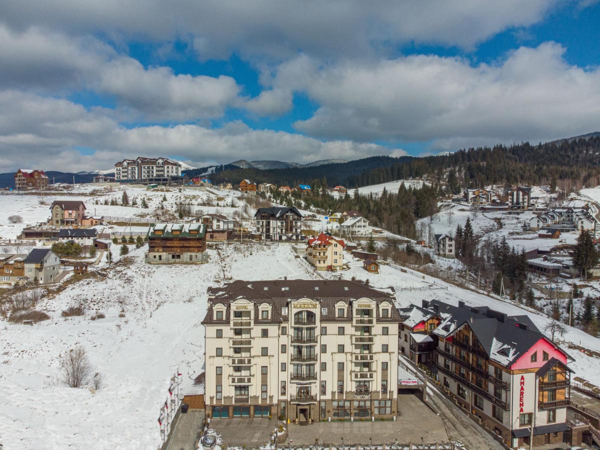 Marion Spa - Breakfast Included In The Price Spa Swimming Pool Sauna Hammam Jacuzzi Salt Room Children'S Room Restaurant Parking 400 M To Bukovel Lift 1 Mountain View Exterior photo